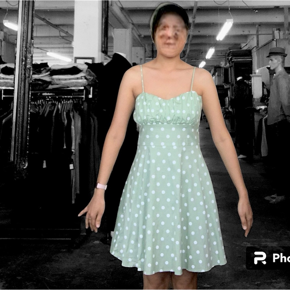 NEW without tag Dress polkadot,summer dress,flare dress,mini dress